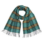 Burberry Castleford Cashmere Scarf // Forest Green