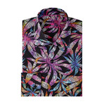 Tropical Poplin Print Long Sleeve Shirt II // Multicolor (3XL)