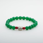 Jean Claude Jewelry // Buddha Aventurine Bracelet // Multicolor