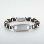 Jean Claude Jewelry // Leather + Stainless Steel Bracelet // Multicolor