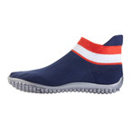 Barefoot Sneaker // Blue + Red + White (M)