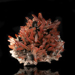 Red Quartz On Hematite