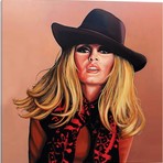 Brigitte Bardot I (12"W x 12"H x 0.75"D)