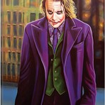 Heath Ledger (12"W x 18"H x 0.75"D)