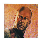 Bruce Willis (12"W x 12"H x 0.75"D)
