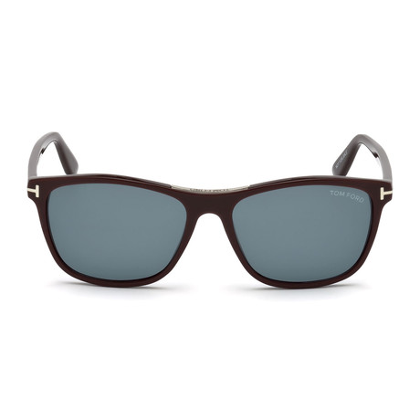 Men's FT0629 Sunglasses // Black + Mirror Blue