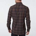 Carlin Button Up Shirt // Brown (X-Large)