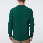 John Long Sleeve Polo // Dark Green (3XL)