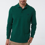 John Long Sleeve Polo // Dark Green (XL)