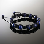 Lapis Lazuli Shamballa Bracelet (L)