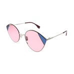 Fendi // Women's Cat Eye Sunglasses // Silver