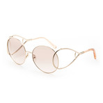 Chloe // Women's CE124 Sunglasses // Gold