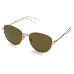 Christian Dior // Women's ULTRA Sunglasses // Matte Gray + Gold