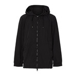 Burberry // Packable Hood Nylon Jacket // Black (40R)