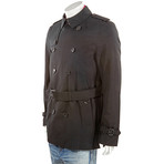Burberry // The Kensington Short Trench Coat // Black (L)