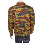 Burberry // Runway Ramie-Cotton Reversible Harrington Jacket // Camouflage (42R)