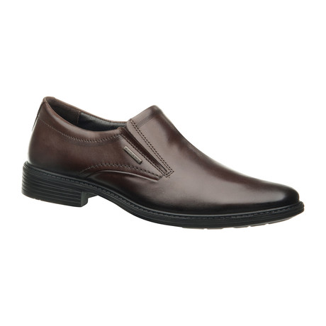 Plain slip-on Dress Shoe // Brown (US: 6.5)