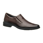 Plain slip-on Dress Shoe // Brown (US: 11.5)