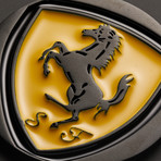 Ferrari Car Coaster // Black // Enameled // Single Piece