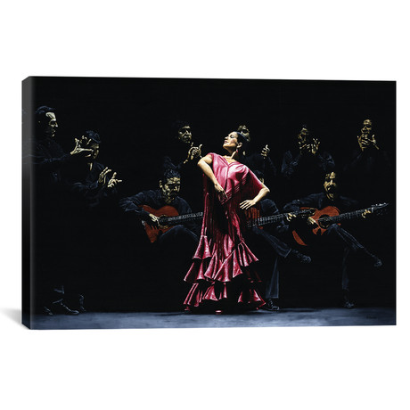 Bailarina Orgullosa Del Flamenco (18"W x 12"H x 0.75"D)