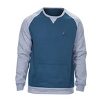 Remy Long Sleeve Sweatshirt + Kangaroo Pocket // Navy (M)