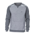Remy Long Sleeve Sweatshirt + Kangaroo Pocket // Light Gray (M)