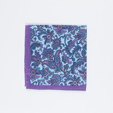 Bold Paisley // Purple + Blue