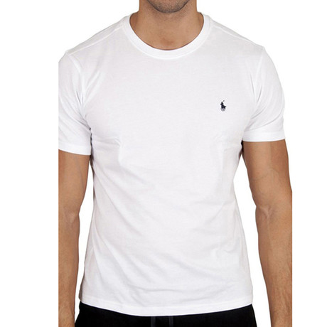 Crew Neck T-Shirt // White (XLT)