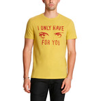 Short Sleeve Eyes For You Tee// Chartreuse (M)