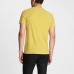 Short Sleeve Eyes For You Tee// Chartreuse (L)