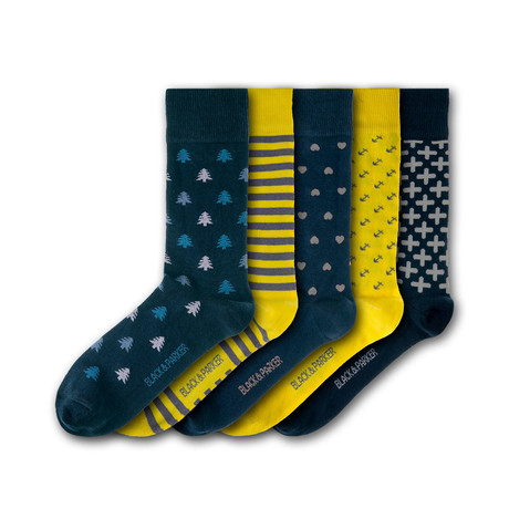 Chiswell Walled Garden Socks // Set of 5