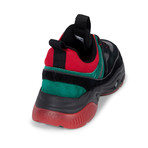 Victory Sneaker // Black + Red + Green (US: 11.5)