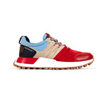 Duane Sneaker // Red + Tan + Blue (US: 8.5)