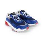 Prospect Park Sneaker // Blue + Gray + Red (US: 7.5)