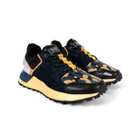 Duane Sneaker // Navy + Black + Yellow Camo (US: 7.5)