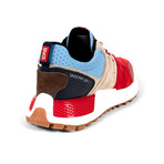 Duane Sneaker // Red + Tan + Blue (US: 8)