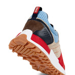 Duane Sneaker // Red + Tan + Blue (US: 11.5)