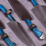 Olive Wood Chef Knives Set Of 4 PCS