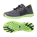 Men's XDrain Venture II Water Shoes // Gray + Green (US: 10.5)