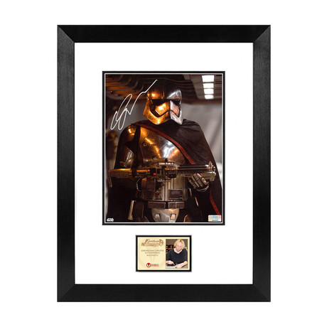 Gwendoline Christie // Autographed Star Wars Captain Phasma Framed Photo