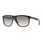 Unisex Boyfriend Sunglasses // Black + Gray Gradient
