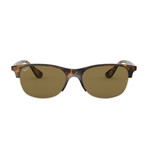 Ray-Ban // Unisex Square Sunglasses // Tortoise + Brown Classica