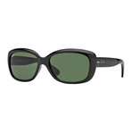 Women's Jackie Oh Sunglasses // Black + Green Classic