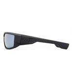 Neo-Lock Polarized Badlands Wrap Sunglasses // Black + Gray