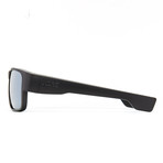 Neo-Lock Reckless Polarized Wayfarer Sunglasses // Black + Gray
