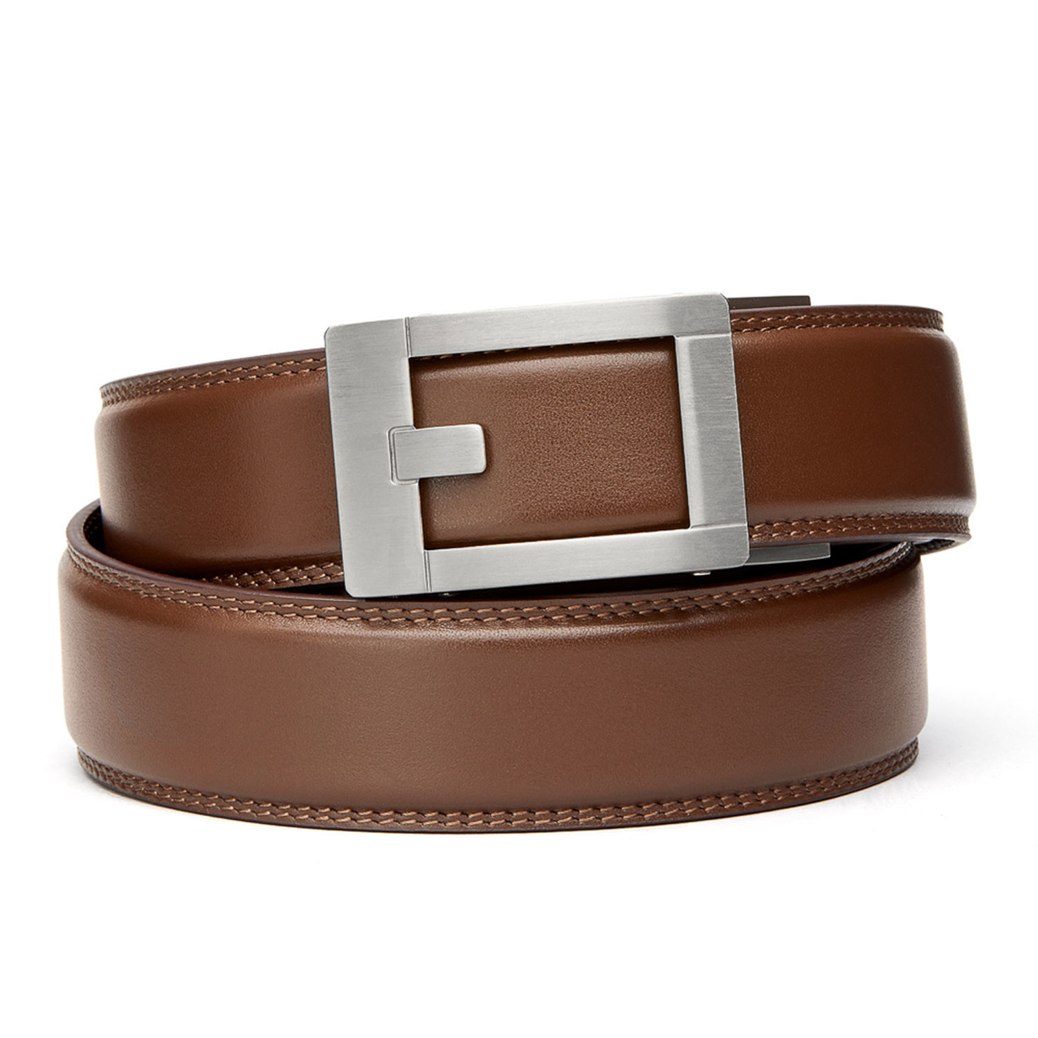 Titanium Trophy Belt // Brown - Kore Essentials - Touch of Modern