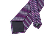 Luca Handcrafted Silk Tie // Purple