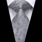 Frances Handmade Silk Tie // Gray