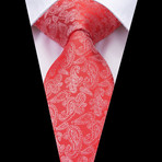 Carbani Paisley Tie // Red