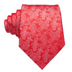 Carbani Paisley Tie // Red